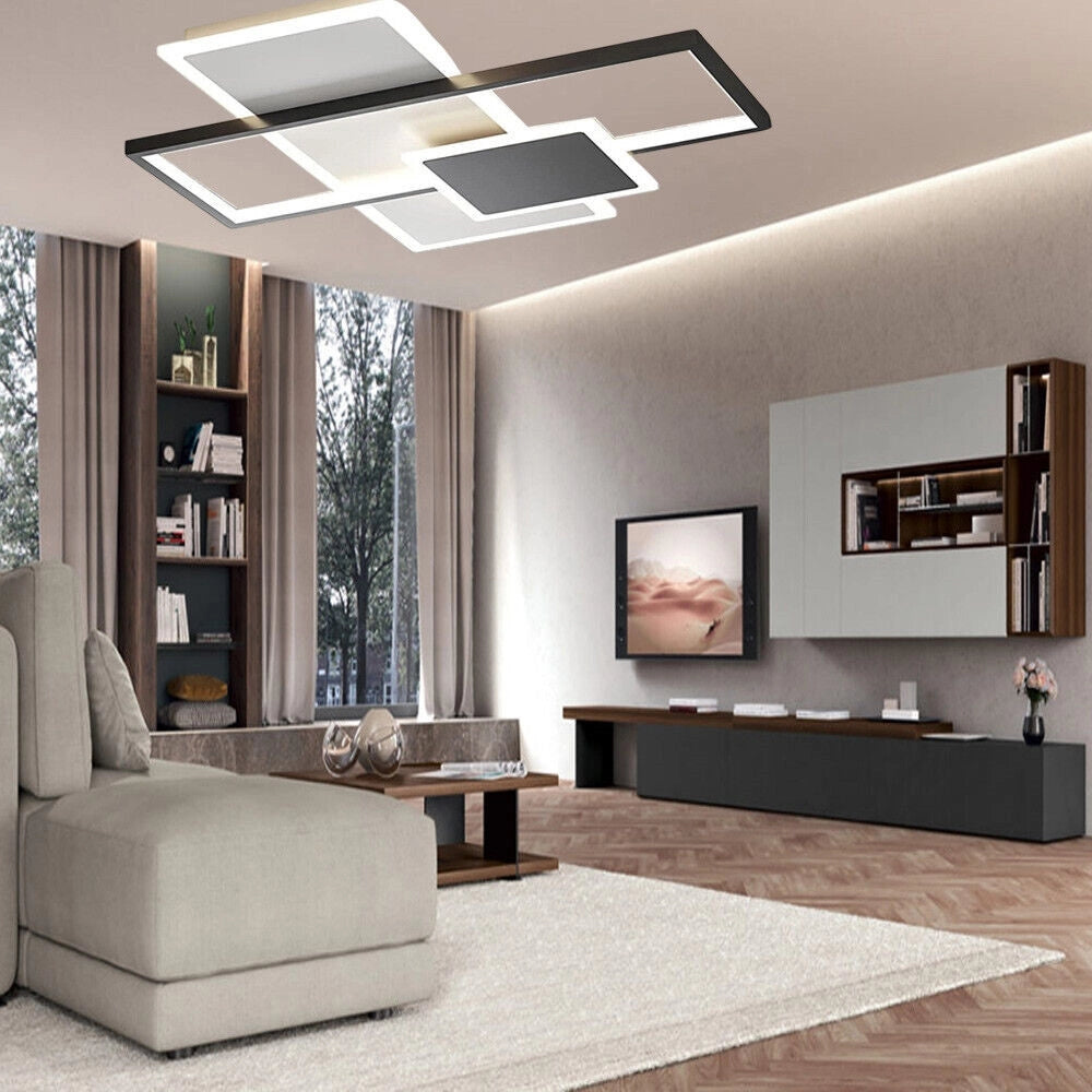 Trade Shop - Plafoniera Da Soffitto A Led 46 W Con Tecnologia Cct Con Switch 3 Colorazione C60-3c -