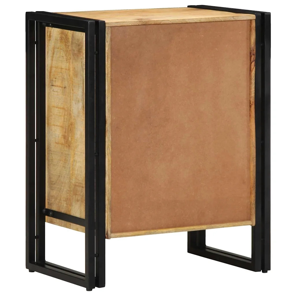 Mobile per scarpe con porta-Scarpiera Marrone Legno massello di mango