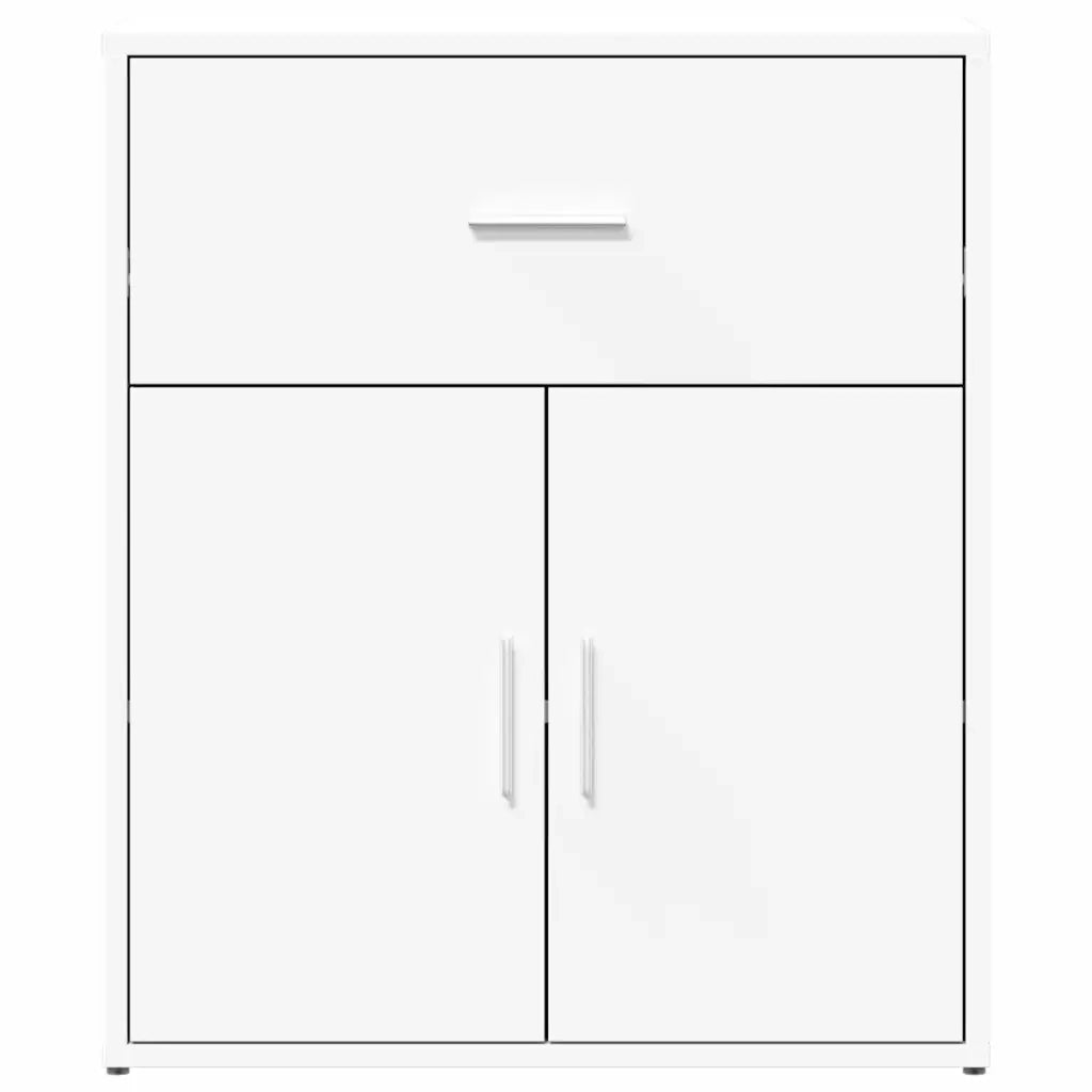 Credenza Bianco 60x31x70 cm in Legno Multistrato 840464