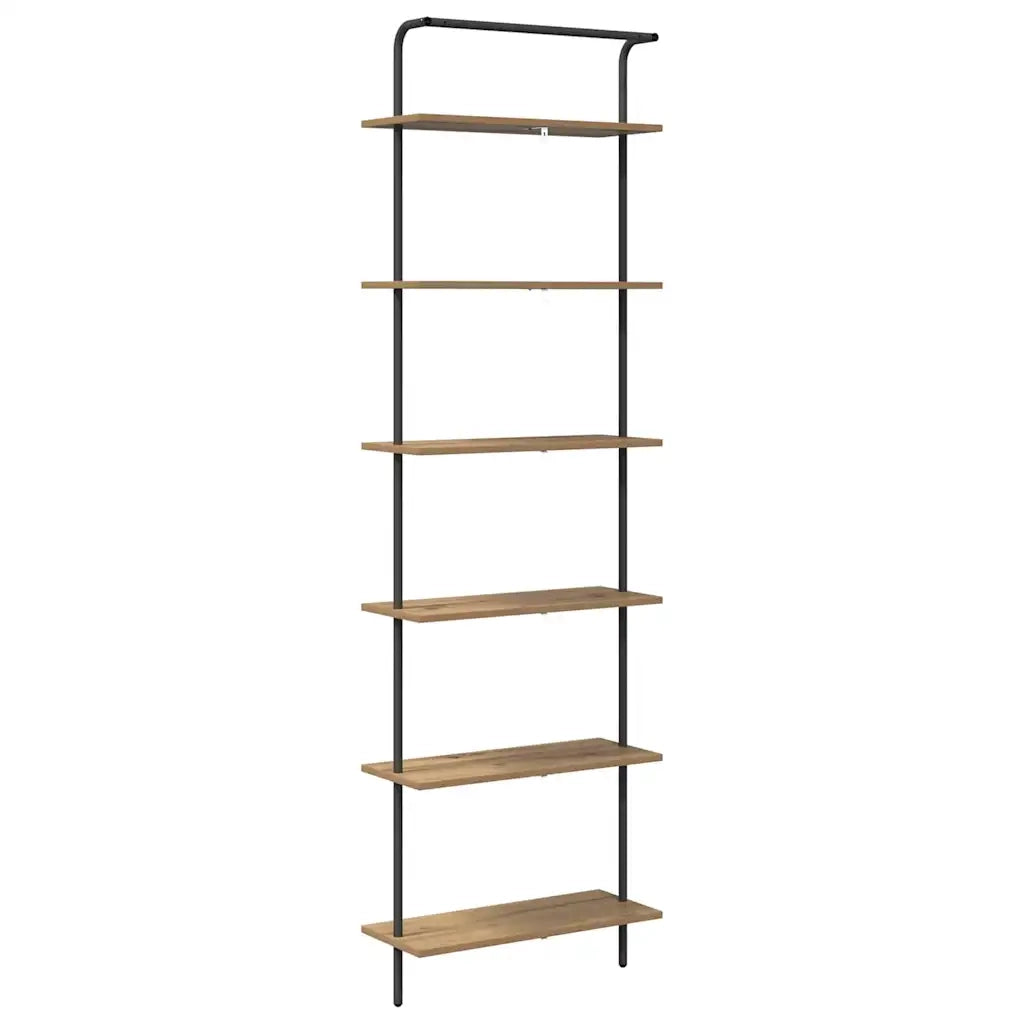 Libreria Rovere artigianale 60 x 24 x 203 cm Legno multistrato