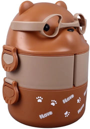 Lunchbox 2 laags - Eccellente isolazione termica - Stivellato - Portatile - Adatto per scuola/campeggio - Materiale PP sicuro - Contenitore per pane