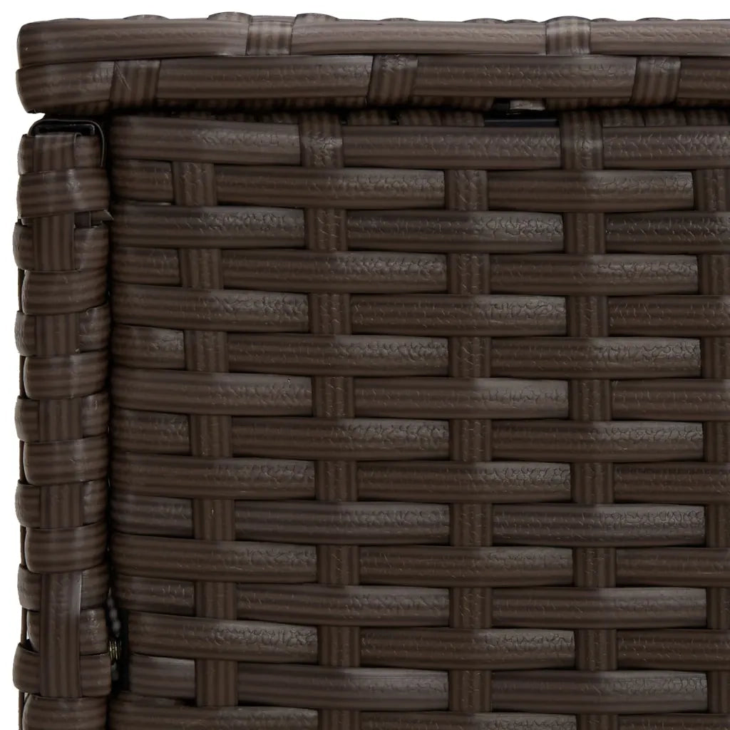 Tavolini 3 pz | Tavolo laterale Marroni in Polyrattan