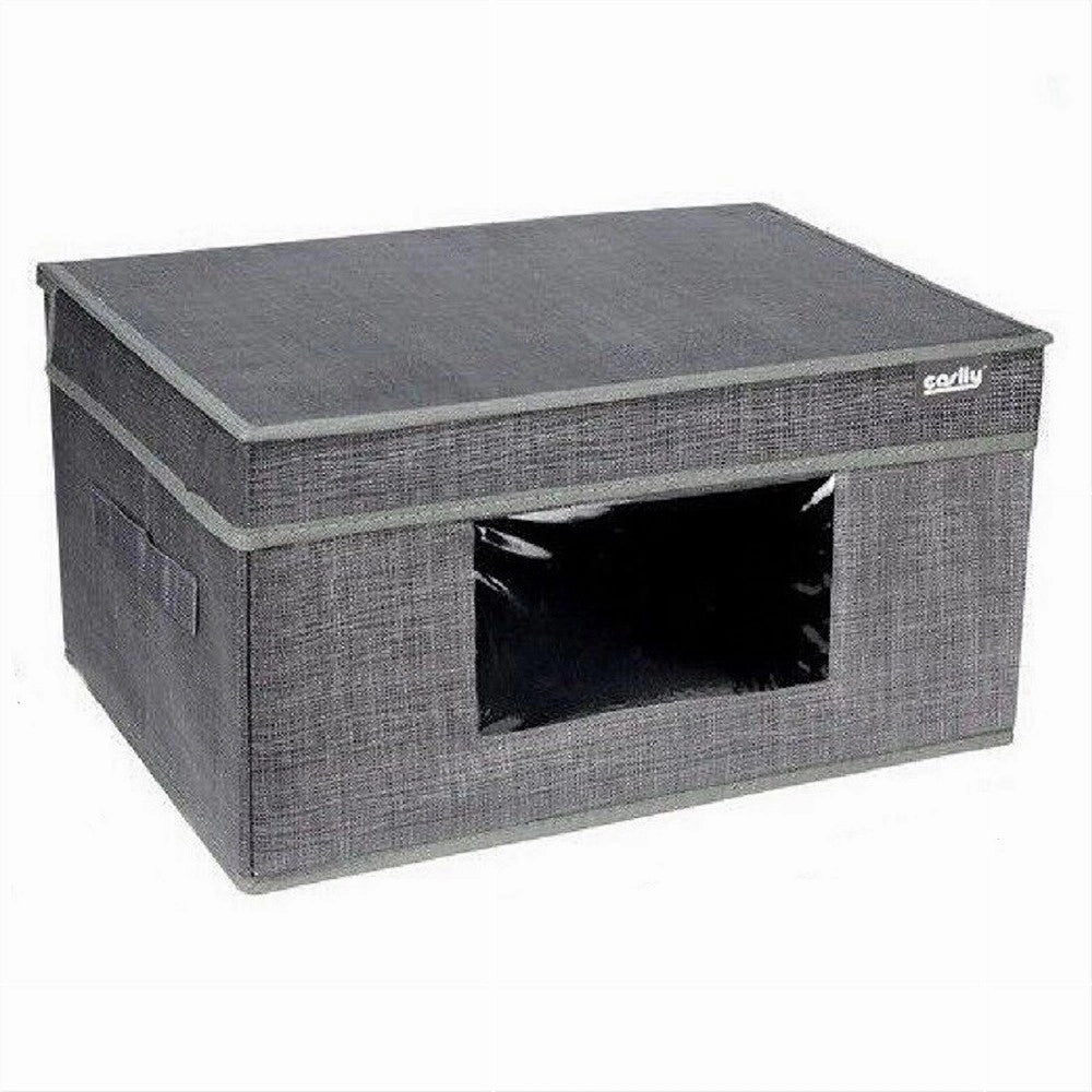 Trade Shop - Box Scatola Salvaspazio Portatutto Contenitore Organizer 40 X 30 X 20 Cm 69699 -