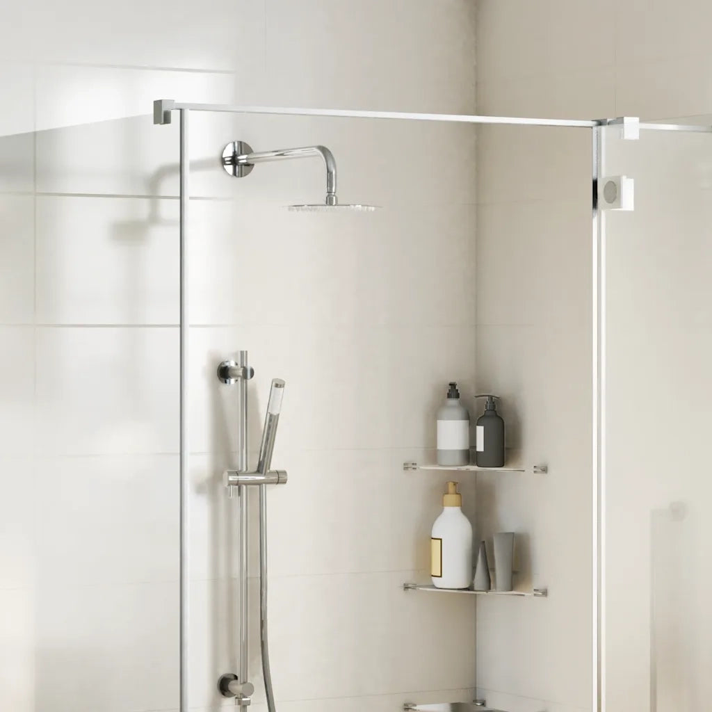 Testa Doccia a Pioggia in Acciaio Inox 304 20 cm Rotonda 4103892