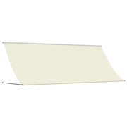 Tenda da Sole | Tenda parasole Retrattile Crema 350x150 cm in Tessuto e Acciaio