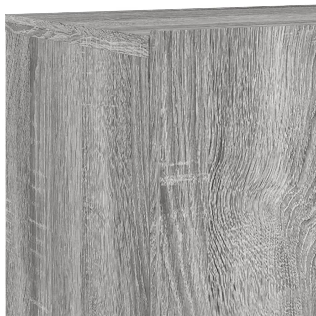 Mobile TV multimediale scaffale TV credenza TV sala da pranzo soggiorno camera da letto 4 pezzi legno ingegnerizzato Sonoma grigio 02_0029249