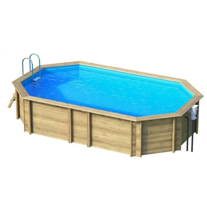 Piscina in legno NaturalWood BWT WEVA +640 - 6,44 x 4,04 x h.1,46 m