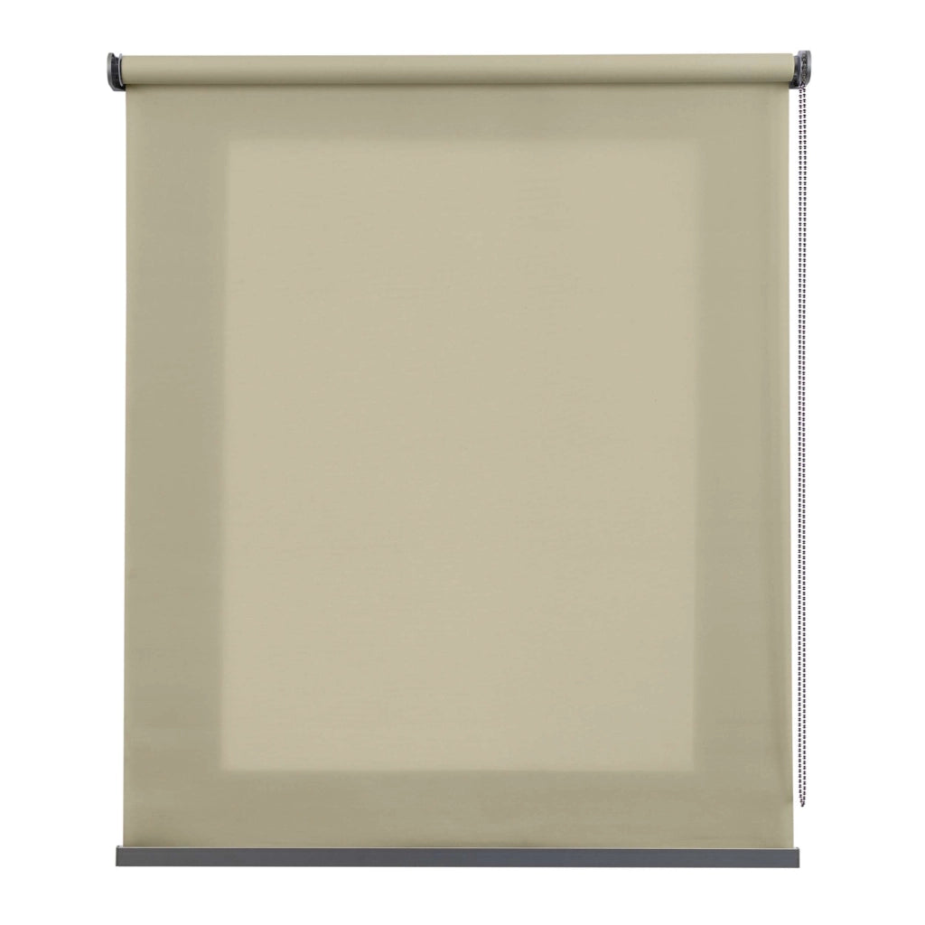 Tenda a rullo traslucida Premium con finitura metallizzata Ecru 100x250 cm