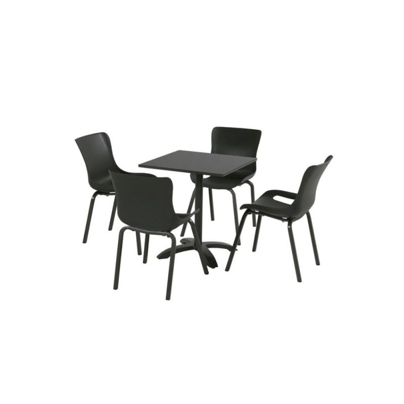 Tavolo SOPHIE Bistro HPL FLIP HARTMAN â€“ 68 x 68 cm â€“ Antracite