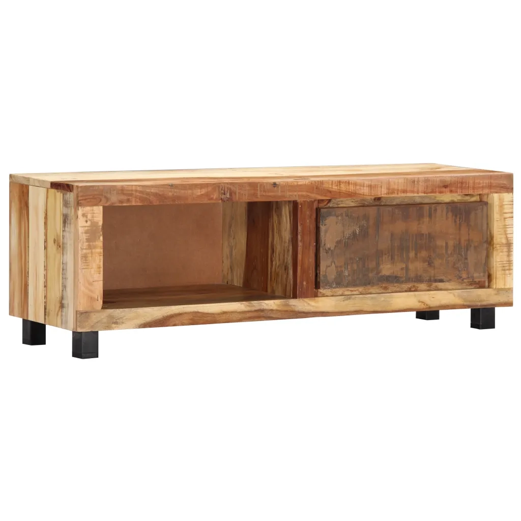Mobile Porta TV 100x30x33 cm in Legno Massello di Recupero 247955