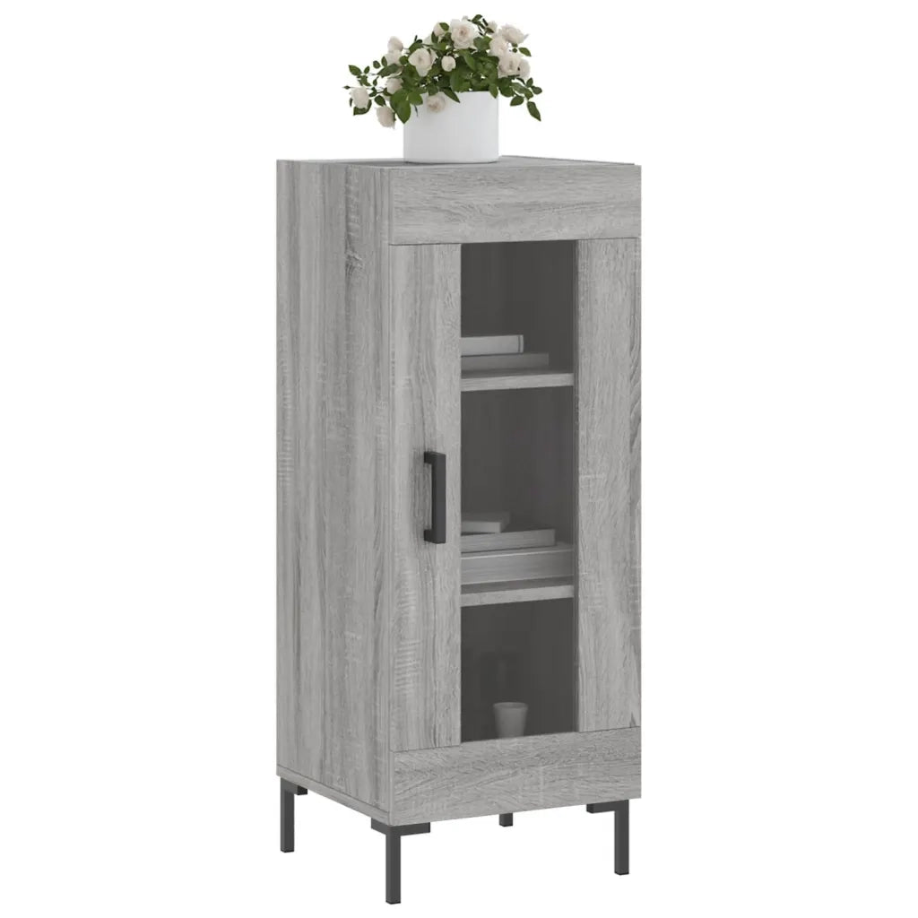 Credenza Grigio Sonoma 34,5x34x90 cm in Legno Multistratocod mxl 80710