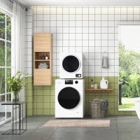 Asciugatrice Elettrica Portatile 850 W, Capacità 33 L 4 Modalità di Funzionamento, Acciaio Inossidabile, 49 L x 40,5 L x 60 H cm