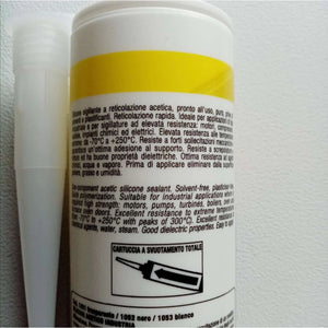 Arexons 310ml silicone acetico industria sil400 alta temperatura trasparente