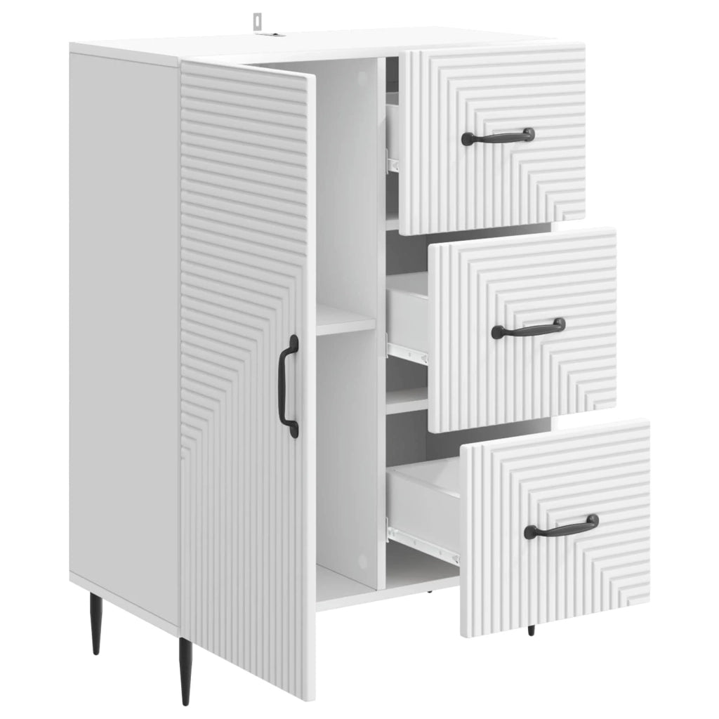 Credenza Bianco 66 x 34,5 x 89,5 cm Legno ingegnerizzato 894855