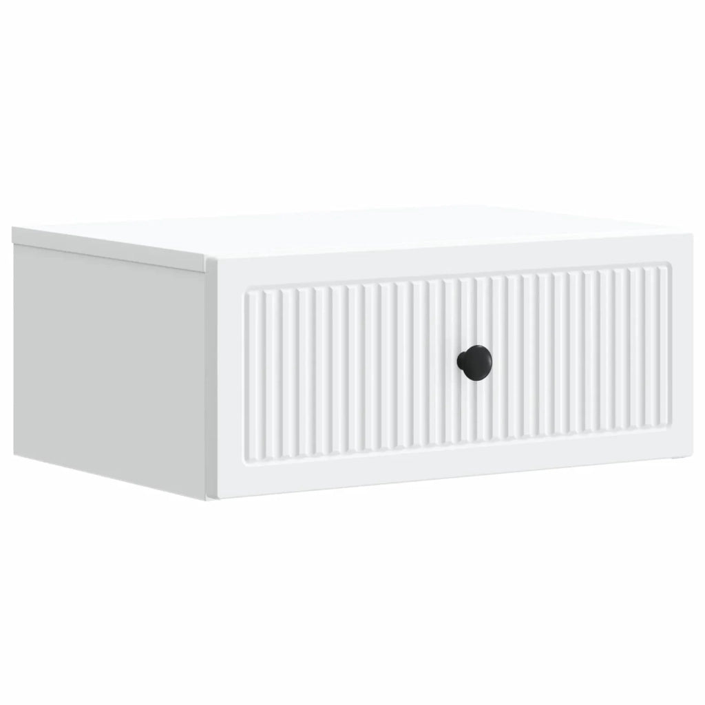 Armadio da Notte con cassetto 2 pcs Bianco 49 x 34,5 x 20 cm