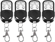 Pulsante universale per porte e cancelli, 4 canali, colore argento, inclusa funzione allarme