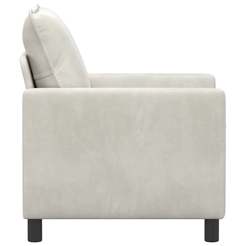 Divano Crema 76 x 81 x 87,5 cm Velluto 42028762