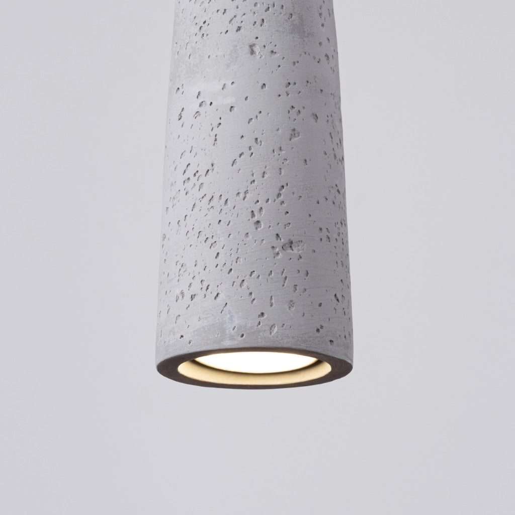 Lampada a sospensione industriale grigia VOLTEA Pure Lume