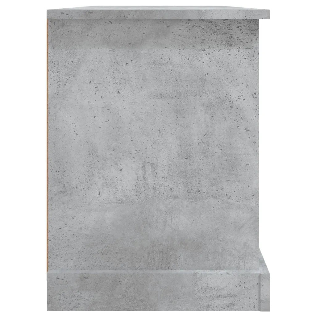 Mobile Porta TV-Credenza per TV Grigio Cemento 99,5x35,5x48cm Legno Multistrato