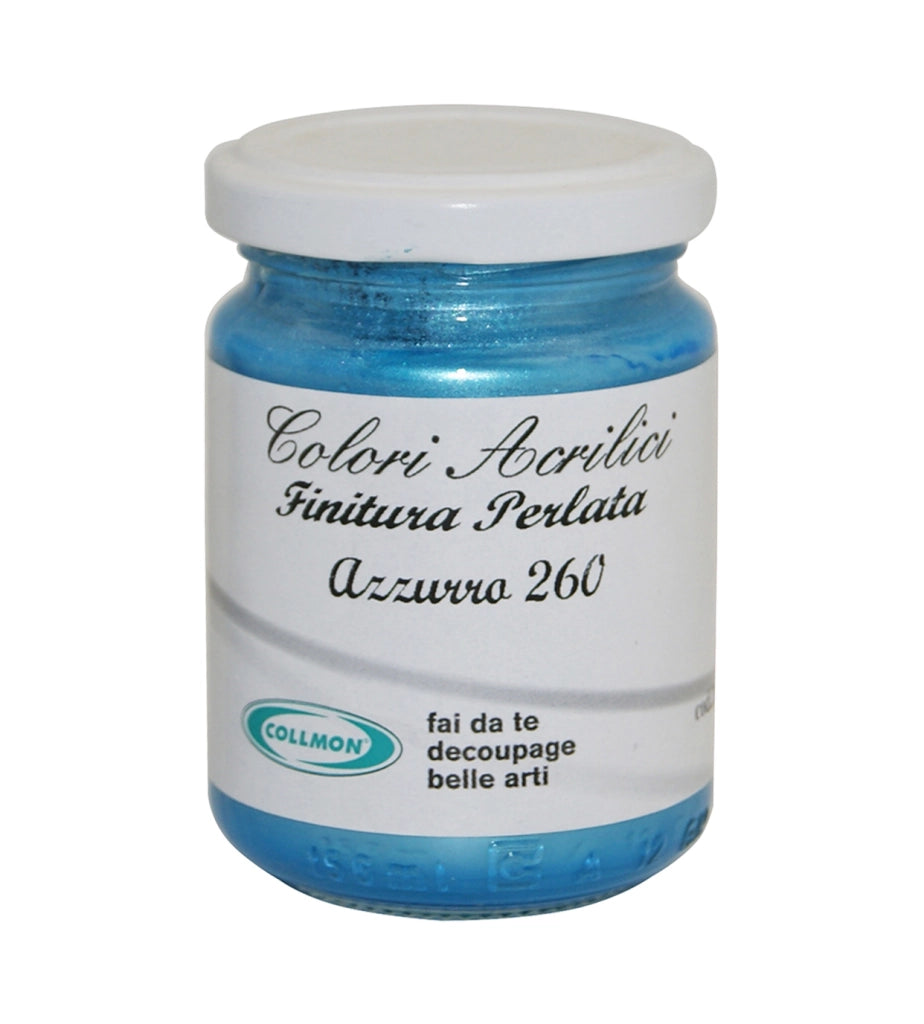 COLORE ACRILICO ML 125 PERLATO AZZURRO