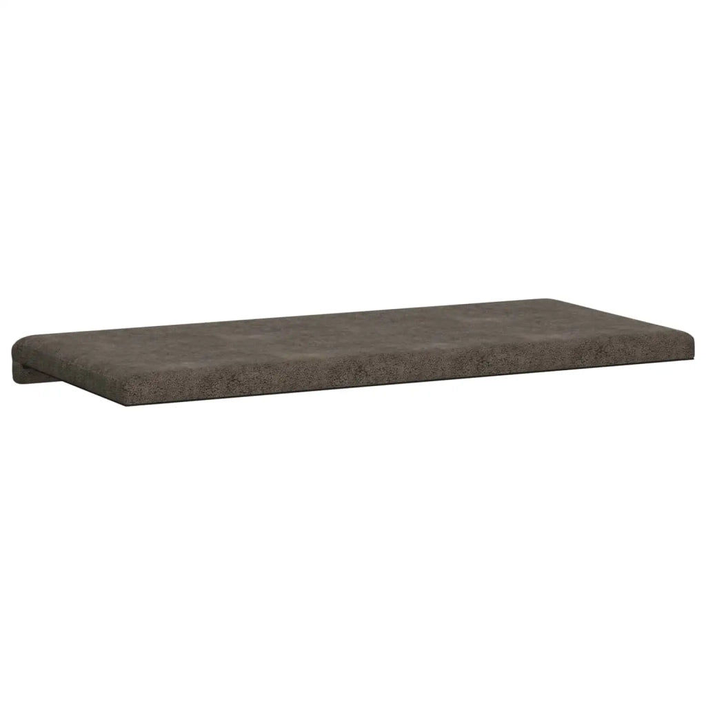 Cuscino per panchina Tessuto scamosciato sintetico Grigio Scuro 42043280