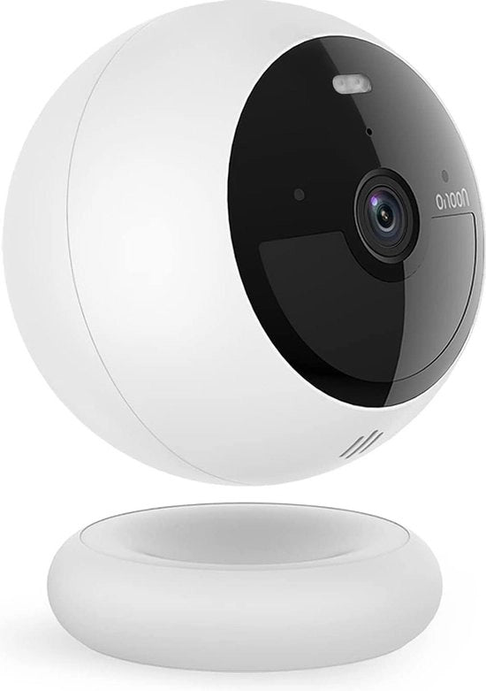 Cassa di Sicurezza 1080P B200 Camera di Sicurezza Senza Fili 8GB Memoria Interna Visibilità Notturna con Fari Spotlight Compatibile con Alexa