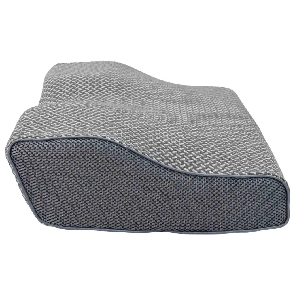 Cuscino con cuscino Grigio 60 x 34 x 11 cm Poliestere CFW6354308