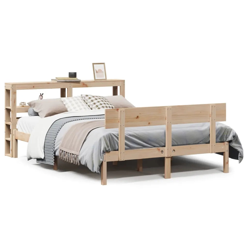 vidaXL Letto senza Materasso 160x200 cm in Legno Massello di Pino