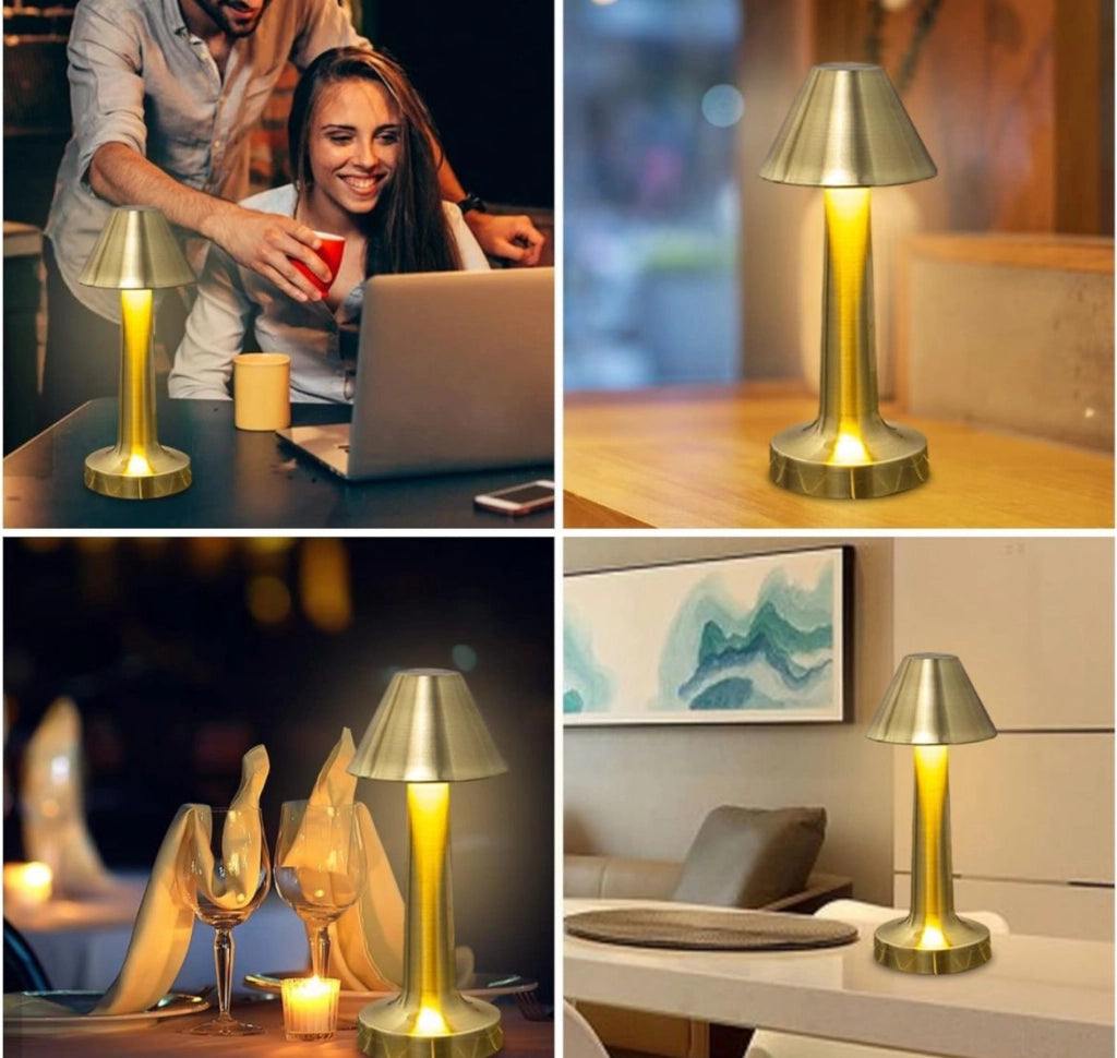 lampada da tavolo led ricaricabile a batteria touch dimmerabile bar hotel S-802