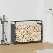 Rastrelliera per Legna da Ardere-Portalegna Antracite 90x28x65 cm