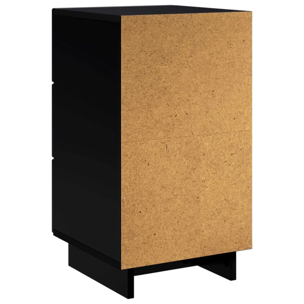 Armadio da Notte Nero 33,5 x 34,5 x 60 cm Legno ingegnerizzato 8011425