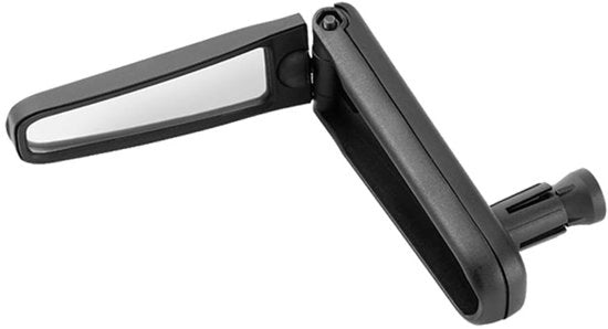 Specchio per bicicletta regolabile - Opaco - Resistentente allo shock - Materiale ABS - Estensibili - Adatto per stuoie di diametro 17-22 mm - Accessorio per bicicletta
