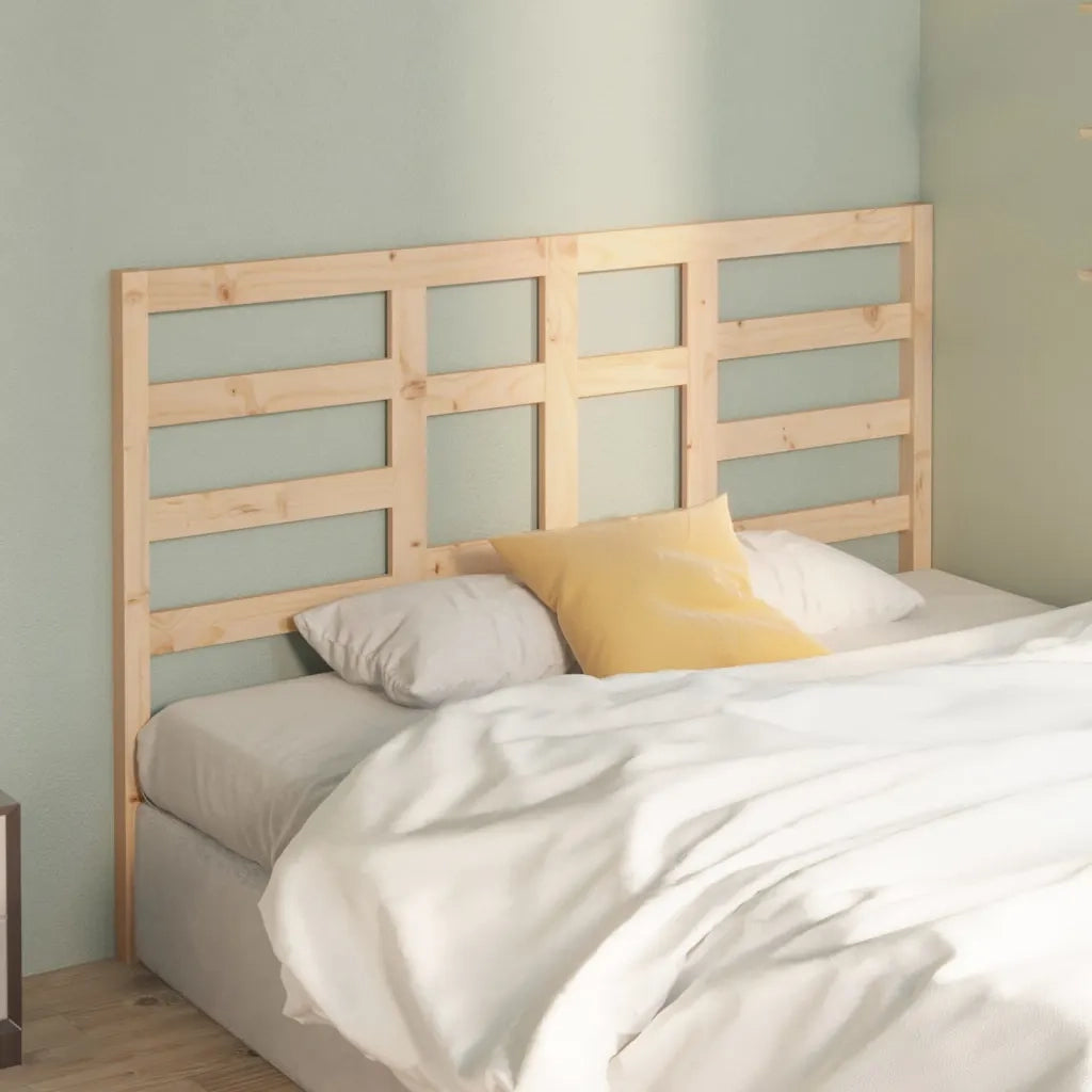 Testiera per Letto-Testata-Testiera Decorativa 146x4x104 cm in Legno Massello di Pino 604949