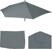 Hoes di ricambio per ombrellone 2 x 3 m - UV 50+, crema, tessuto