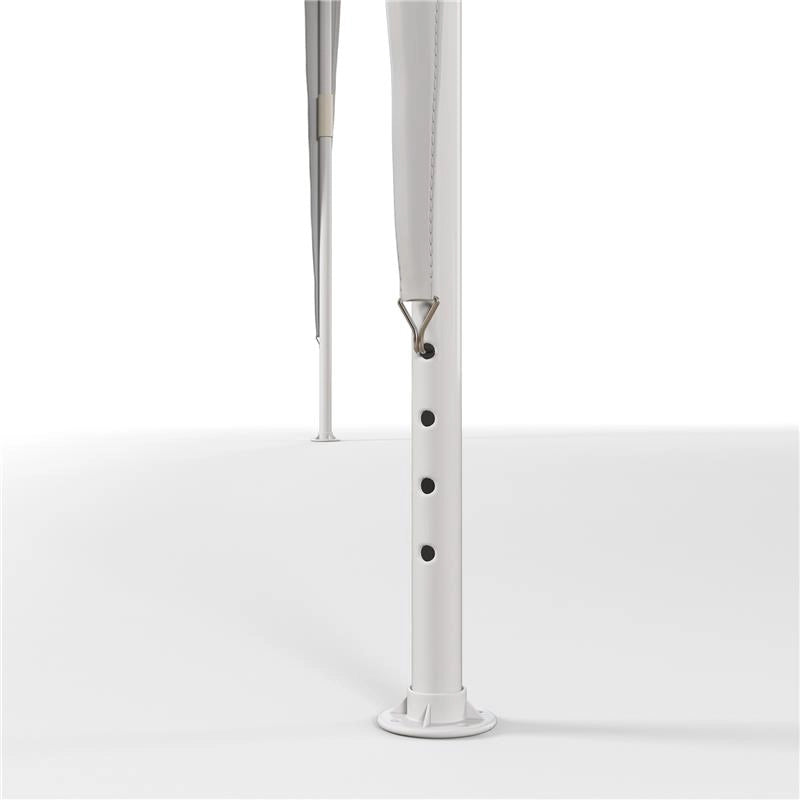 GAZEBO DA GIARDINO 3X3 M PIEGHEVOLE E PORTATILE CON COPERTURA ANTI UV BIANCO