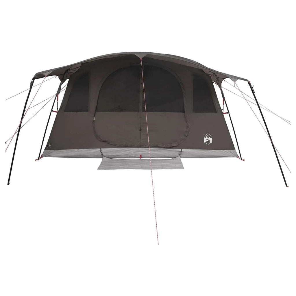 Tenda a tunnel con tetto Marrone Grigio 366 x 244 x 198 cm 42029016