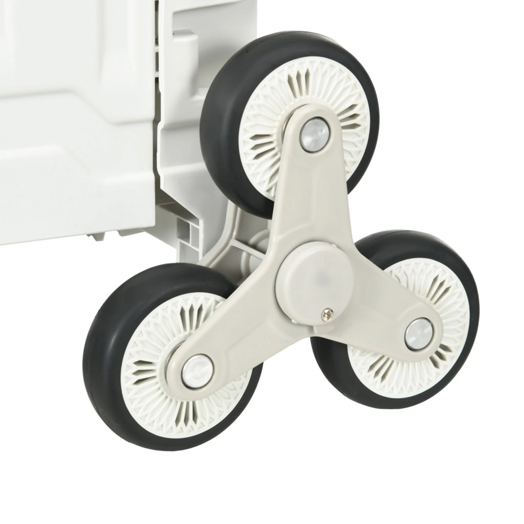 Carrello Spesa Pieghevole ¨C zephmum ¨C Bianco, Alluminio
