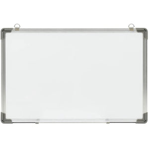 Lavagna Magnetica Bianca 60x45 in Alluminio Pennarelli Cancellabili e Magneti