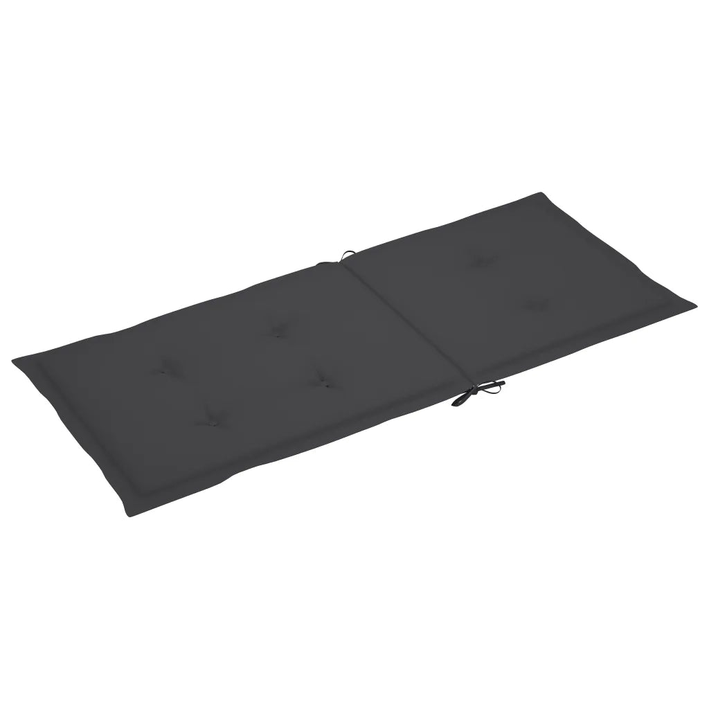 Sedie Giardino Reclinabili 8pz Cuscini Massello Acacia Grigio 3075141