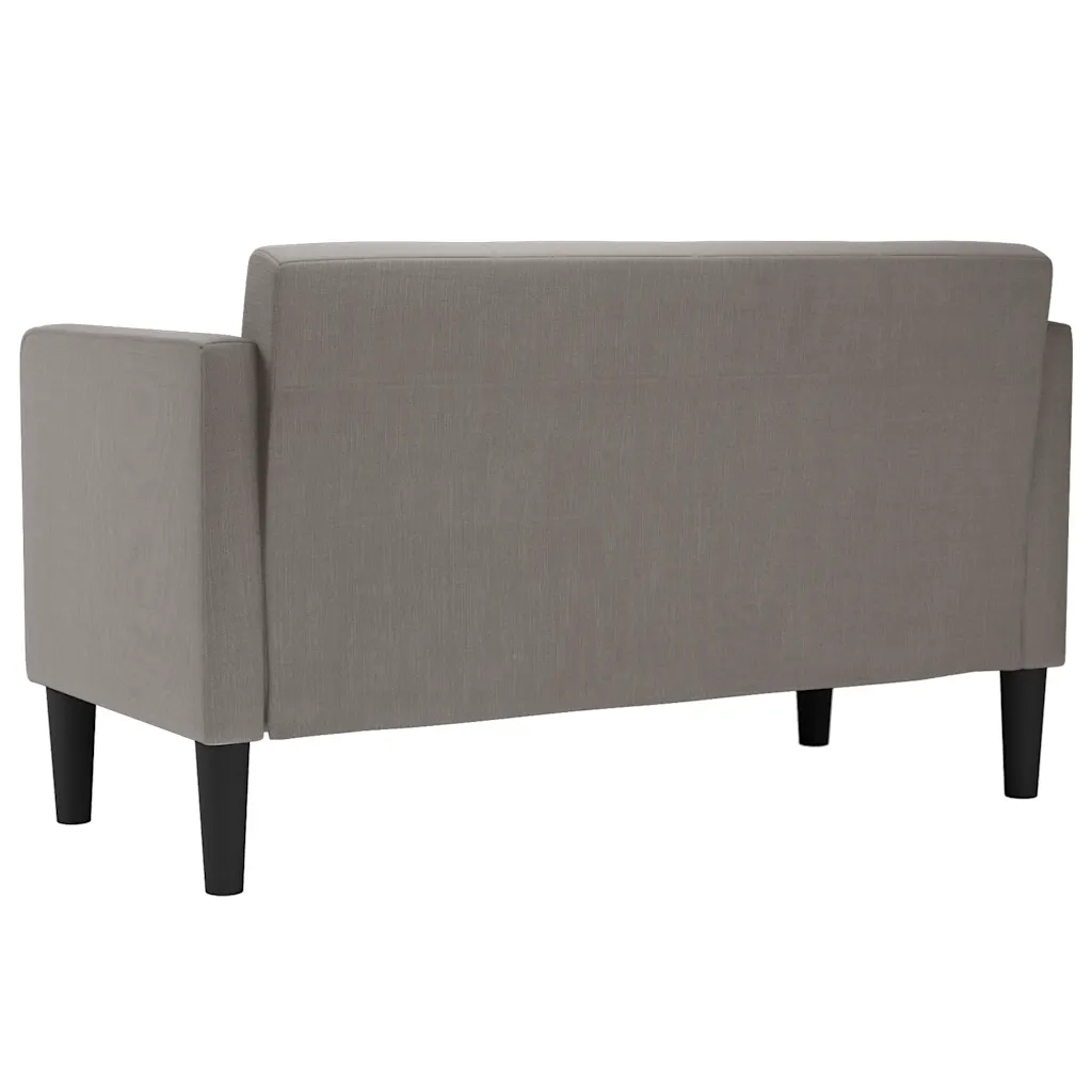 Divano | Divano da soggiorno | Sofa Divanetto Tortora 111 cm in Tessuto