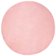 Tappeto del soggiorno | Tappeto antiscivolo in sintetica di coniglio OLITE Rosa