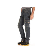 Rica Lewis 5429989 Jobdy Pantaloni da Lavoro Jeans Denim Multitasche 98% Cotone 2% Elastan Stretch Taglia 50 colore Blu