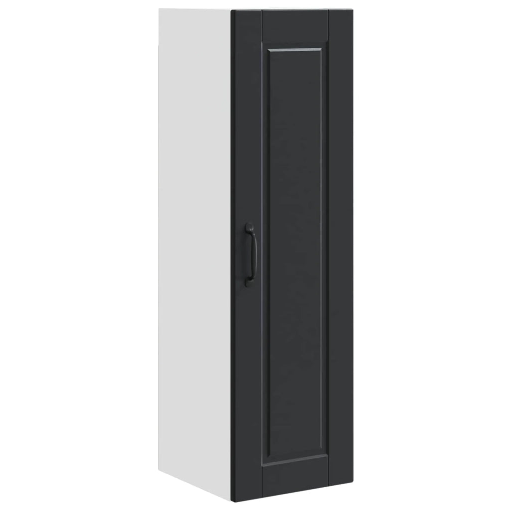 Armadietto a muro PORTO Nero 30 x 31 x 100 cm Legno multistrato 885456