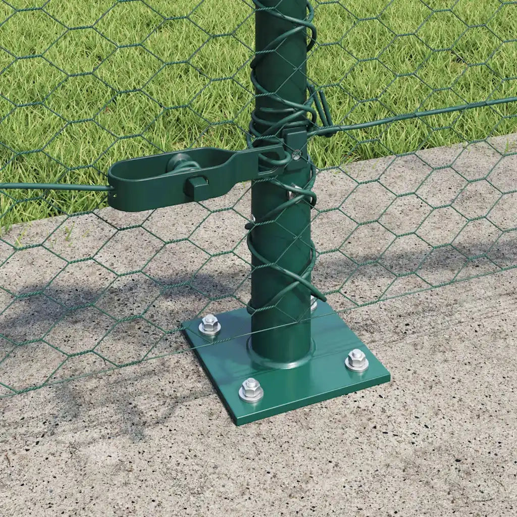 Palo della recinzione Verde 100 x 0,4 m (rete da 25 mm)