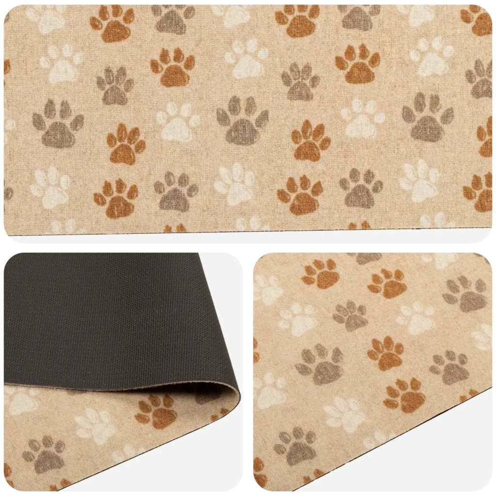 Tappeto da Cucina Zampe beige 300 x 60 cm 100% Poliammide 42045736