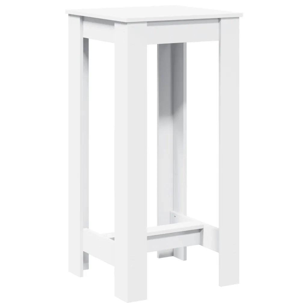 Tavolo da Bar Bianco 51x50x103,5 cm in Truciolato