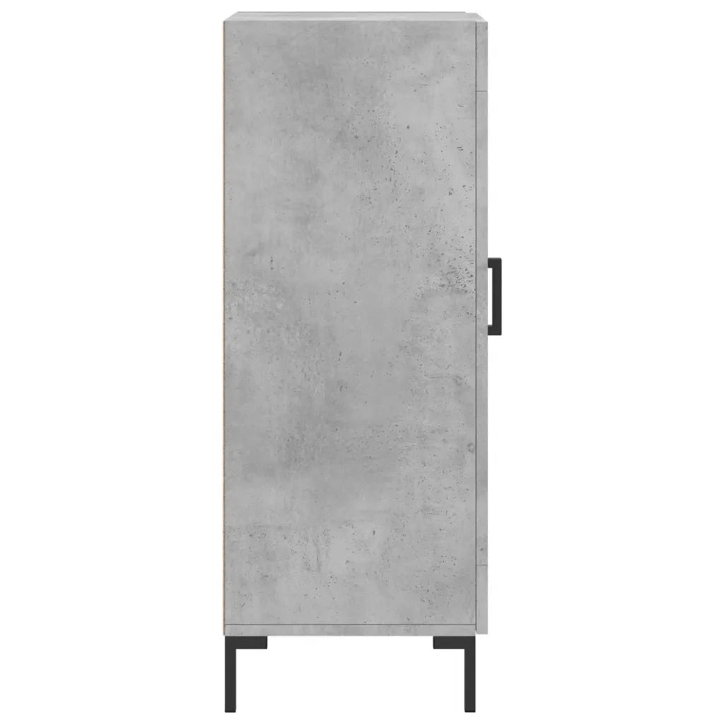 Credenza-Buffet-Armadio da cucina Grigio Cemento 34,5x34x90 cm in Legno Multistrato 521972