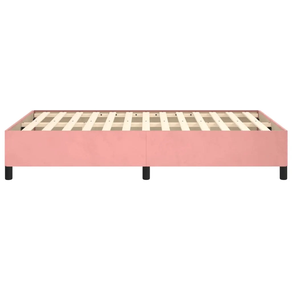Giroletto senza Materasso Rosa 120x190 cm Velluto 3269656
