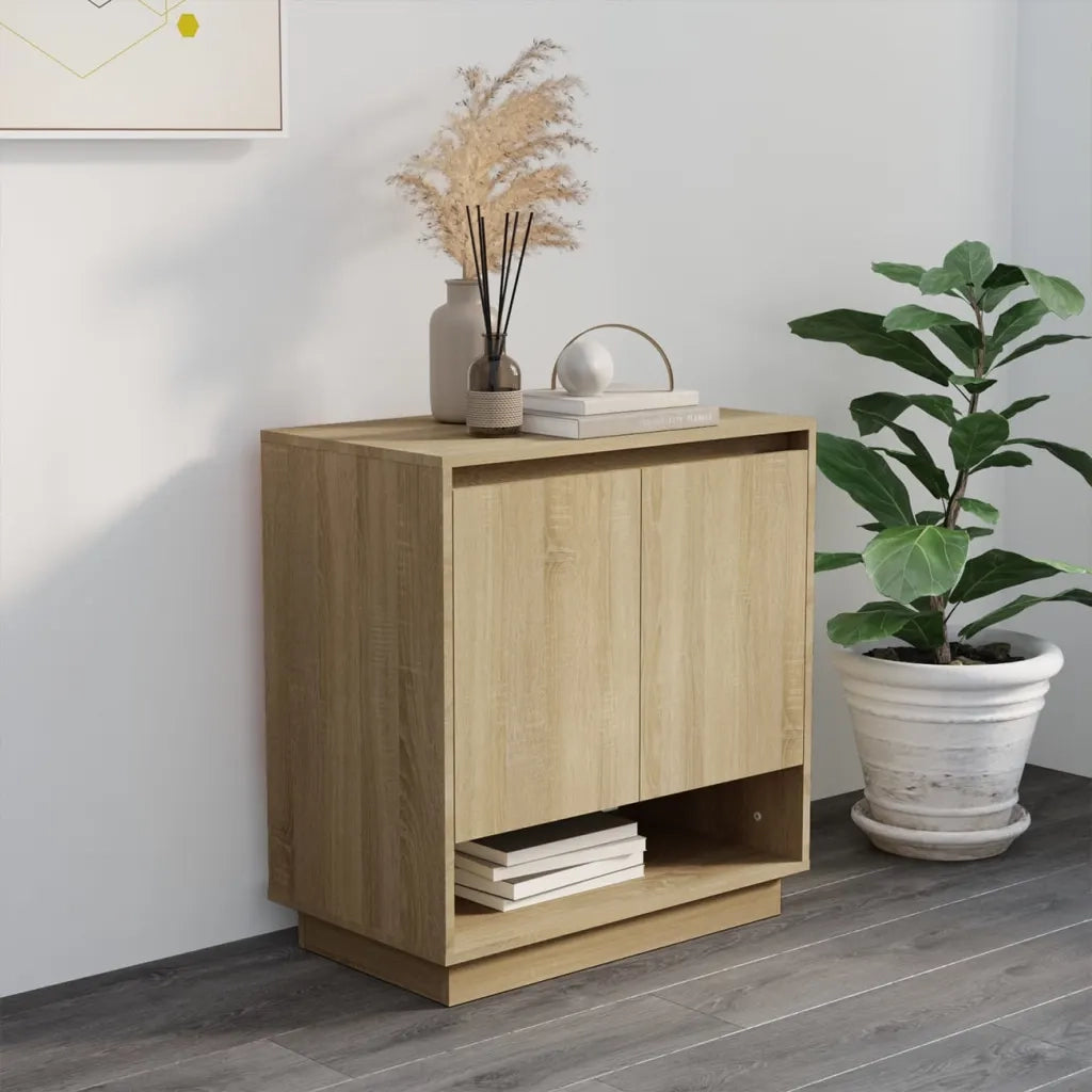 Credenza Rovere Sonoma 70x41x75 cm in Truciolato 809542