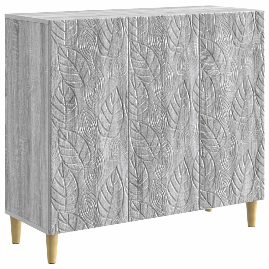 Credenza Sonoma grigio 89 x 34,5 x 80 cm Legno ingegnerizzato 895111